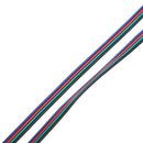 5M 4-Pin RGB LED Extension Wire Connector Cable Cord For 3528 5050 RGB Stri