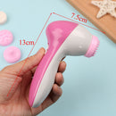 Brush Head 6 In 1 Cleanser Face Wash Facial Soft Cleansing Electric Massage OZ