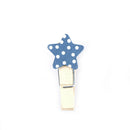 black&white star wooden clip cartoon small paper clip/multifunction korean stBX
