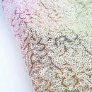 Wedding Decoration Rainbow Sequins Tablecloth Glittering Table Cover Home T
