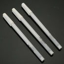 3pcs 0.8mm White Ink Photo Album Gel Art Drawing Graffiti Marker Pens Stationery
