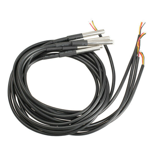 5pcs DS18b20 Waterproof Temperature Sensors Temperature Transmitter