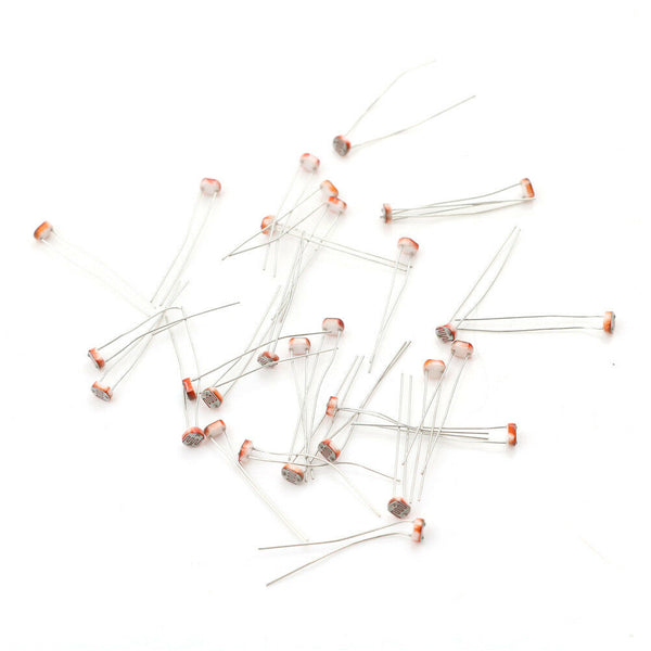 30PCS Photoresistor GL5516 LDR CDS 5mm Light-Dependent Resistor Sensor Ardui Fw