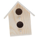 Comfort Cozy Woodland Cabin Birdhouse Outdoor Decor Hanging Bird House Habitat