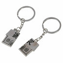 Pair Magnet Joint House Pendant Lover Keychain Keyring N6R2