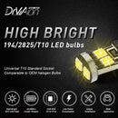 2* T10 501 W5W Car Side Light Bulbs Error Free Canbus 6Smd Led Xenon Super White