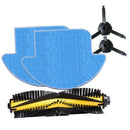 1 Main Roller Brush +2 Mop Cloths +2 Side Brush for ilife V7S pro V7S Robot