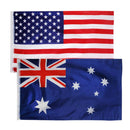 2 Pieces American USA Australia National Flag Large Banner 150x90cm /
