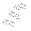 6 Pairs Simple Clip Earrings Non Pierced Ear Studs Women Men Jewelry Gift A