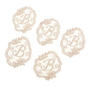 5pcs Embroidered B Letter Applique Sewing Patches for DIY Jeans Jackets Clothing