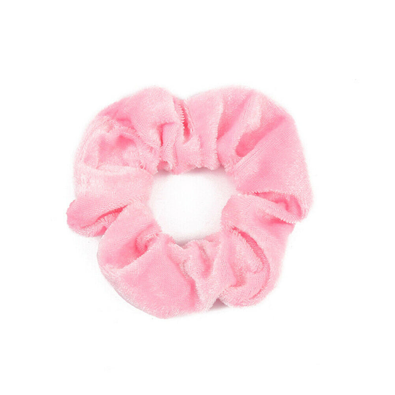 40pcs Women Velvet Scrunchies Set Colorful Ponytail Holder Hair Ring Rope A
