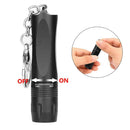 Outdoor Climbing LED Aluminum Alloy Head Rotary Switch Keychain Flashlight