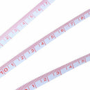 3pcs Retractable Tape Measure 150cm Rule Tailor Sewing Tape Ruler Red & Yel B8C3