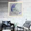 Diy 5D Partial Shaped Diamond Painting Moon Cat Cross Stitch Diamond Embroi