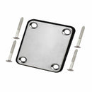 Fender Chrome Neck Joint Plate With 4 Screws for Electric/Bass Guitar Strat Tele