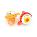 1Pcs bike bicycle bell ring round flower plastic metal sound alarm  lj