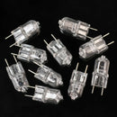10X G8 Base JCD Halogen Bi-Pin Landscape Light Bulbs Lamps 20 Watt 20 W White