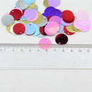 260pcs 16mm Round Loose Sequins Paillettes DIY Sewing Wedding Jewelry Making