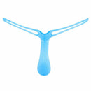 Plastic Women Eyebrow Template Shaper Cosmetic Tool 2 Pcs Clear Blue