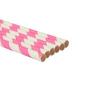 Striped Paper Drinking Straws for Parties,Table Decoration,Weddings Pack of R7O8