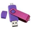 USB Mini Memory Stick 32GB USB 2.0 Memory Flash Drive OTG for Handy PC Purp