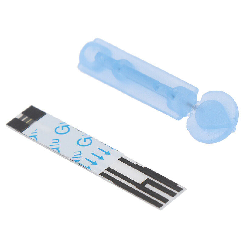 Diabetic Blood Sugar Detection Test Strips 50pcs+Test Paper 50pc Lancets  ZY FT