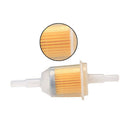 10x Universal Large Inner In-line Fuel Filter Gas Petrol 6 8mm Pipe 1/4' JHV
