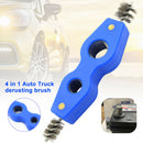 Cable Auto Truck Rust Removal 4 In 1 Car Battery Brush Dirt Cleaning Steel Wire