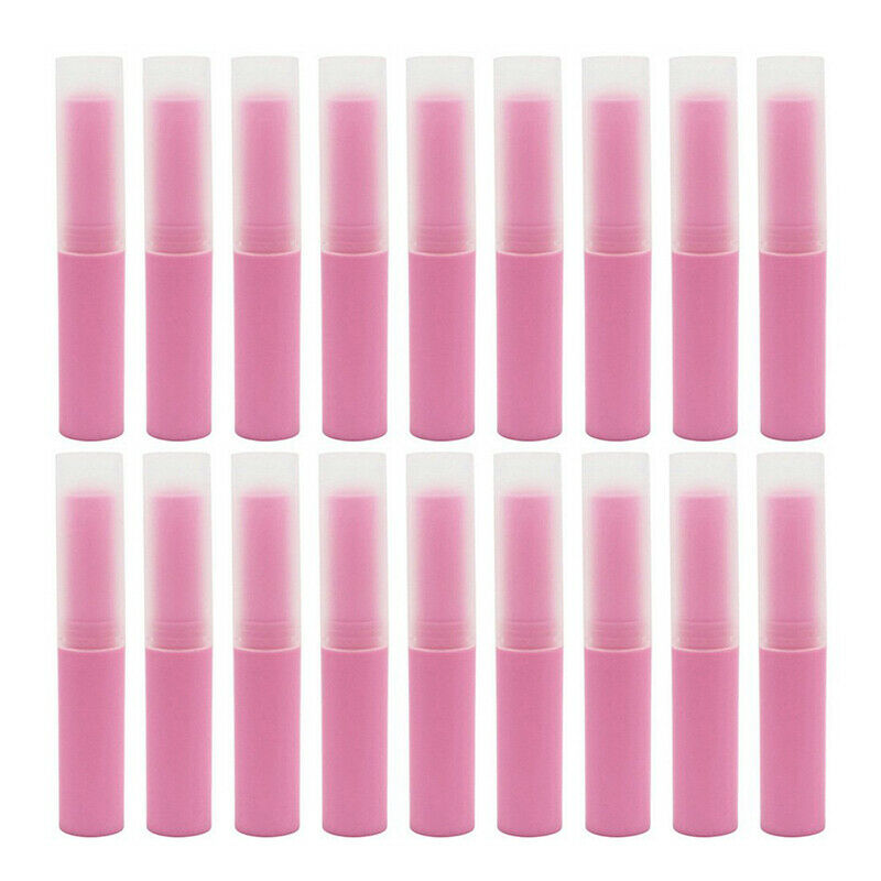 25 PCS 4G Matte DIY Refillable Empty Lip Balm Lipstick Stick Tube Bottle Co A2S4