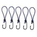 5 Pcs Bungee Hook Tie - Elastic Rope Stretch Cord Tarp Straps with 6mm
