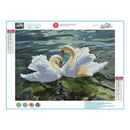 DIY Swan Diamond Painting 5D Embroidery Crystal Rhinestone Picture Decor