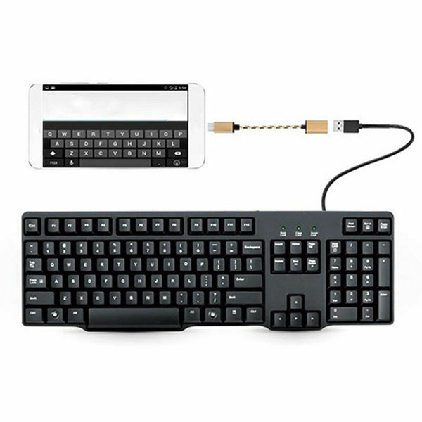 31 TypeC USBC OTG Cable USB 31 Male to USB 20 TypeA Female Adapter Cord Sup S4X8