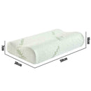 Home Bed Pillow Head Neck Support Bamboo Contour Memory Foam Pillows A6S6