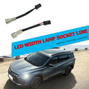 2pcs T10 W5W Socket to KET Male Cable Wire for LED Halogen Clearance Light