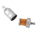 Universal Motorcycle Bike ATV Quad Aluminum Inline Fuel Gas Filter 1/4" 6mm