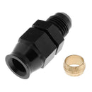 Black Anodized 3/8" 9.5mm Tube Pipe to 6 AN Male Adapter Fitting Connector