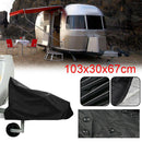 Folding Caravan Towing Hitch Cover PVC Vinyl Protection Cover Rain Snow Proof