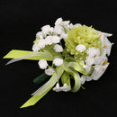 Wedding Corsage Silk Calla Lily Flower Bridal Boutonniere Tuxedo Flower