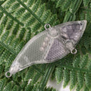 1pc Blank Plastic Unpainted Fishing Lures Hard Baits 14g Wobblers Assembly