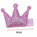 5 Pcs Cute Baby Girls Hair Clips Handmade Fabric Bowknot Crown Hairpins Tod K8B2