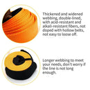 16ftx2in 5 Tons Heavy Duty Car Road Recovery Tow Strap Towing Rope Orange