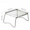 Stainless Steel Foldable BBQ Stand Portable Barbecue-Patio Gril -Camping Ho Q3M4