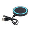 Black Qi Wireless Charger Pad Charging Receiver +  USB Cable