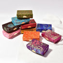 Double Support Lipstick Case Holder With Mirror Inside & Snap-On Closure 3C