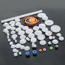60pcs Type Plastic Shaft Single Double Reduction Crown Worm Gears DIY Robot New