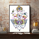 5D DIY Special Shaped Diamond Painting Elephant Trunk Buddha Embroidery Kit