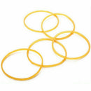 100pc Rubber Band Set Office Supplies Ponytail Holder Band " Elastic Ties S0C3
