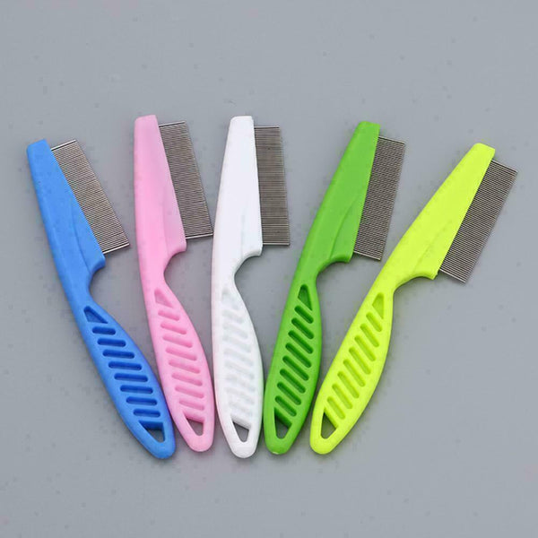 Pet Fur Shedding Pet Dog Cat Hair Brush Kit Fur Grooming Comb New Rake Trim W8G2