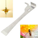 Stainless Steel Polished Bee Hive Hook Scraper Beekeeping Equipments Pry To G8T2