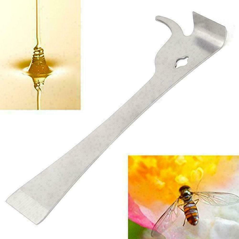 Stainless Steel Polished Bee Hive Hook Scraper Beekeeping Equipments Pry To G8T2